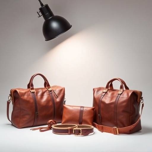 Photos de produits pour une boutique en ligne de maroquinerie